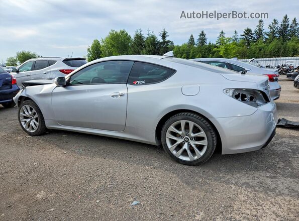 KMHHU6KJ4GU135951 2016 HYUNDAI GENESIS Silver Задня ліва чверть