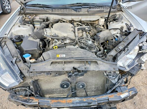 KMHHU6KJ4GU135951 2016 HYUNDAI GENESIS Silver Вид задньої частини салону