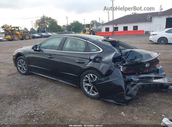 KMHL14JA0NA227159 2022 HYUNDAI SONATA Black Հետևի ձախ