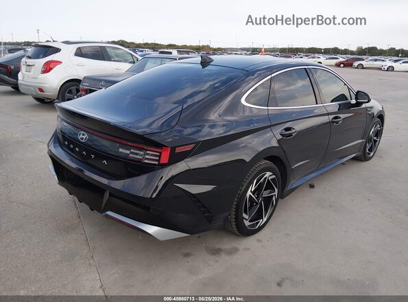 KMHL14JA2RA397254 2024 HYUNDAI SONATA Black Հետևի աջ
