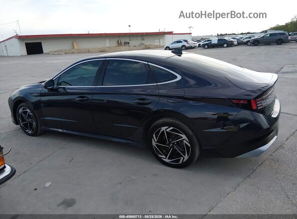 KMHL14JA2RA397254 2024 HYUNDAI SONATA Black Սալոնի 360 աստիճան տեսք