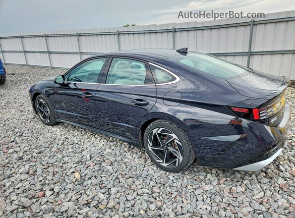 KMHL14JA2SA433840 2025 HYUNDAI SONATA Черный Задняя левая четверть