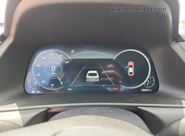 KMHL14JA3PA329428 2023 HYUNDAI SONATA Black Вид щитка приладів