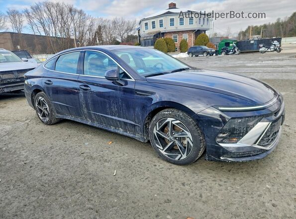 KMHL14JA3SA490306 2025 HYUNDAI SONATA Черный Передняя правая четверть