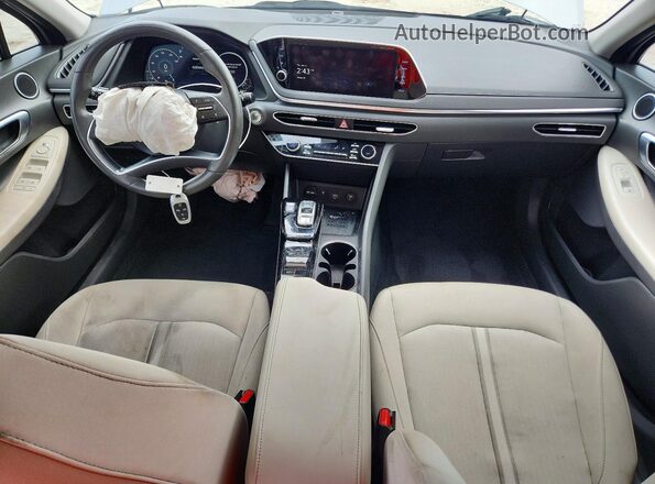 KMHL14JA8PA309501 2023 HYUNDAI SONATA Серебряный Вид панели приборов