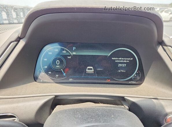 KMHL14JAXNA219246 2022 HYUNDAI SONATA Gray Սարքավորումների վահանակի տեսք