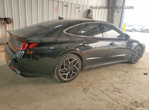 KMHL14JC5PA261537 2023 HYUNDAI SONATA Черный Задняя правая четверть