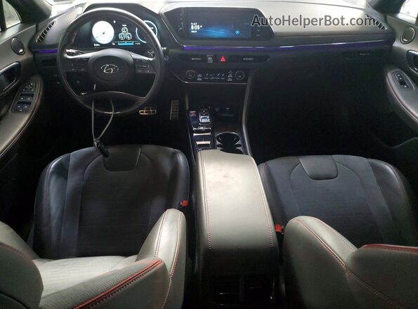 KMHL14JC5PA261537 2023 HYUNDAI SONATA Черный Вид панели приборов