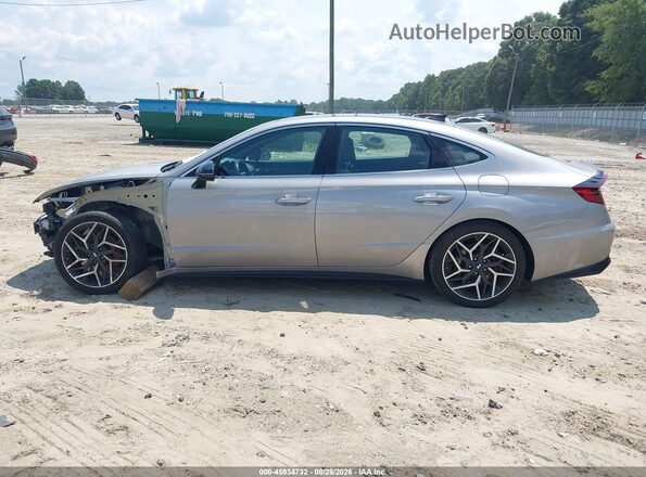 KMHL14JC6PA330770 2023 HYUNDAI SONATA Gray Widok wnętrza 360 stopni