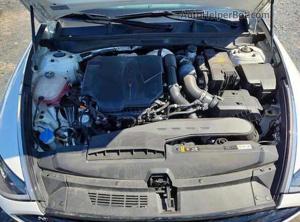 KMHL14JCXNA236887 2022 HYUNDAI SONATA White Вид задньої частини салону