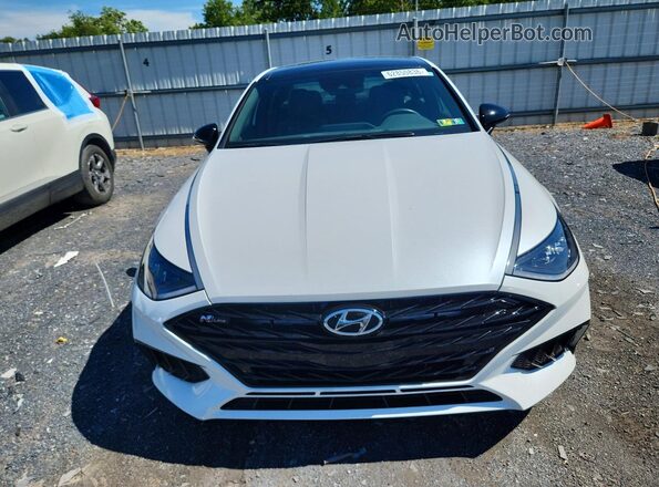 KMHL14JCXNA236887 2022 HYUNDAI SONATA White Вид спереду
