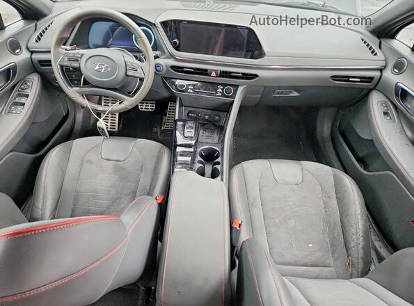 KMHL14JCXPA336863 2023 HYUNDAI SONATA Gray წინა პანელის ხედი