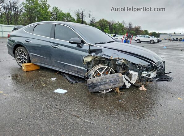 KMHL14JCXPA336863 2023 HYUNDAI SONATA Gray წინა მარჯვენა