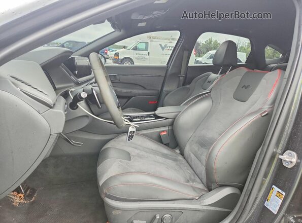 KMHL14JCXPA336863 2023 HYUNDAI SONATA Gray წინა სალონის ხედი