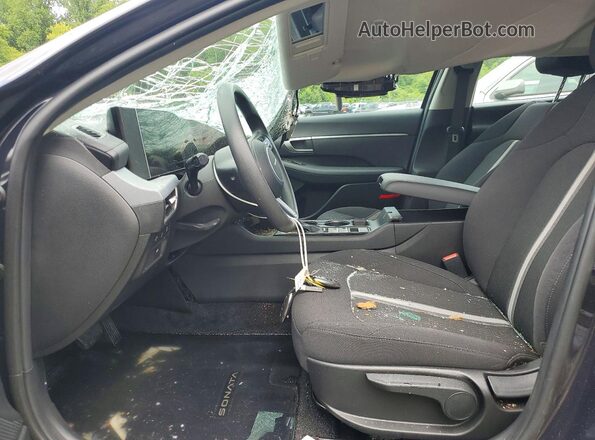 KMHL24JA1SA465496 2025 HYUNDAI SONATA Черный Вид салона спереди