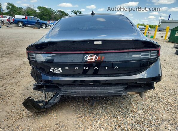 KMHL24JA1SA494626 2025 HYUNDAI SONATA Black Widok z tyłu