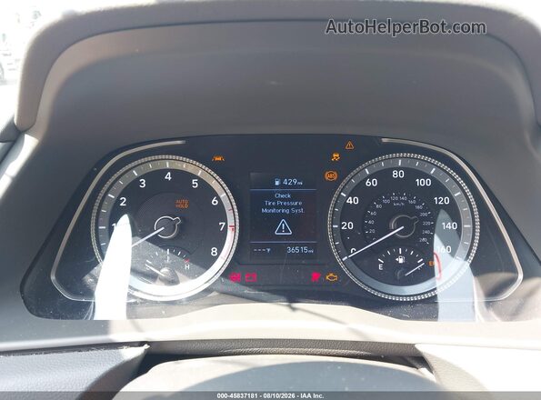 KMHL24JA2PA335184 2023 HYUNDAI SONATA Silver Vista de los asientos traseros