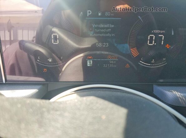 KMHL24JA2SA429963 2025 HYUNDAI SONATA Blue Вид щитка приладів