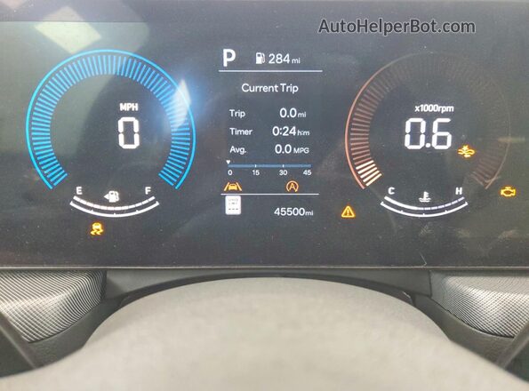 KMHL24JA4SA444917 2025 HYUNDAI SONATA Charcoal Սարքավորումների վահանակի տեսք