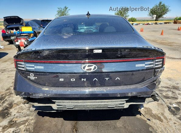 KMHL24JAXSA483267 2025 HYUNDAI SONATA Black Rear view