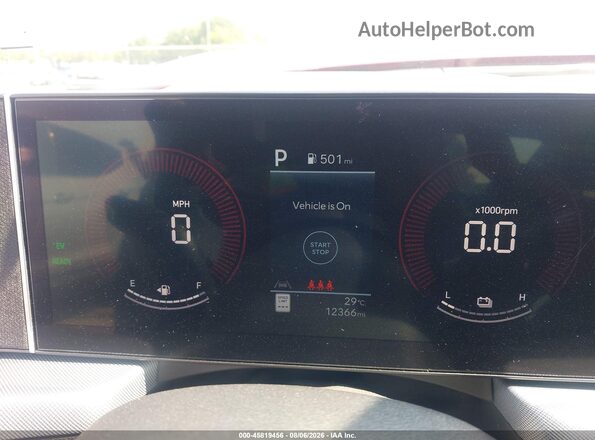 KMHL24JJ2TA146271 2026 HYUNDAI SONATA HYBRID Red Вид задніх сидінь