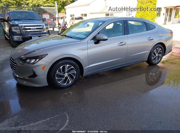 KMHL24JJ4MA033360 2021 HYUNDAI SONATA Серебряный Передняя левая четверть