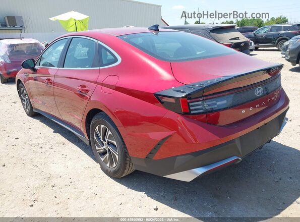 KMHL24JJ7TA169142 2026 HYUNDAI SONATA HYBRID Red Հետևի ձախ