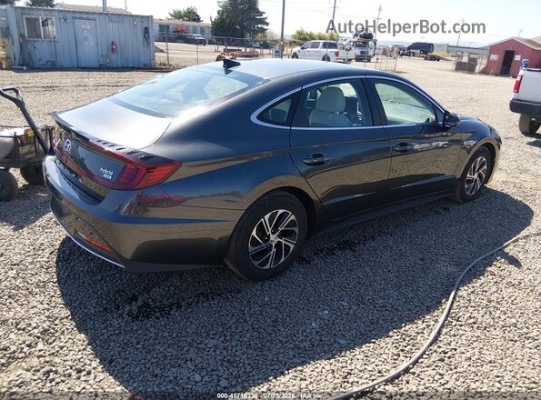 KMHL24JJ8MA030588 2021 HYUNDAI SONATA Black Trasero derecho