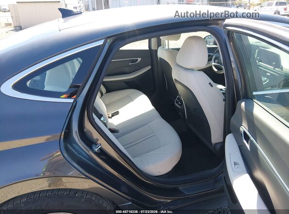 KMHL24JJ8MA030588 2021 HYUNDAI SONATA Black Vista de la etiqueta del VIN