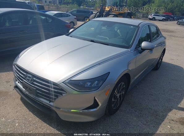 KMHL24JJ8MA030882 2021 HYUNDAI SONATA Серебряный Передняя левая четверть
