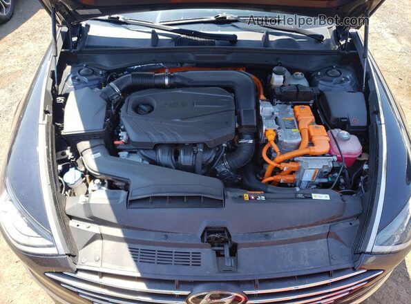 KMHL24JJ8MA036388 2021 HYUNDAI SONATA Blue Widok wnętrza z tyłu