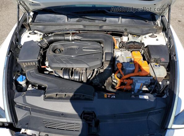 KMHL24JJ9MA017266 2021 HYUNDAI SONATA White უკანა სალონის ხედი
