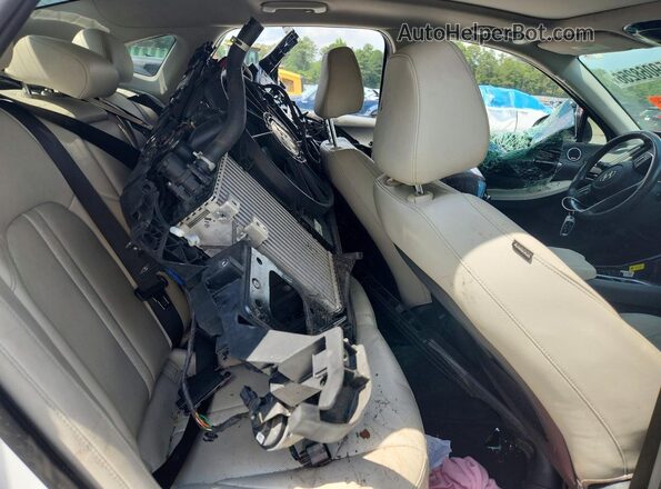 KMHL34J20NA222000 2022 HYUNDAI SONATA White Rear seats view
