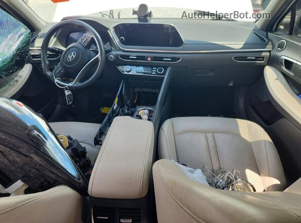 KMHL34J20NA222000 2022 HYUNDAI SONATA White Dashboard view