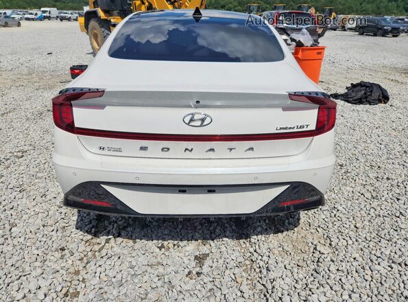 KMHL34J20NA222000 2022 HYUNDAI SONATA White Rear view