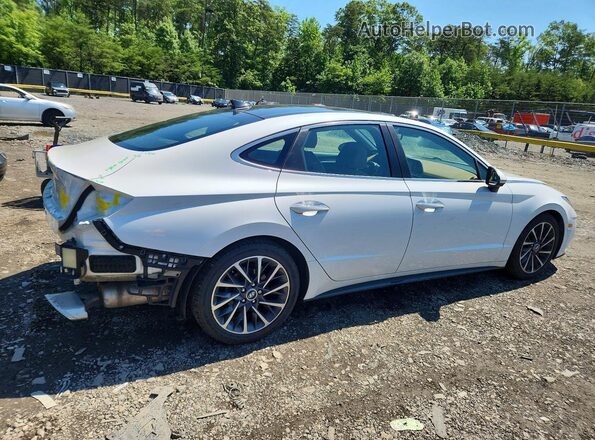 KMHL34J22MA156953 2021 HYUNDAI SONATA White Հետևի աջ