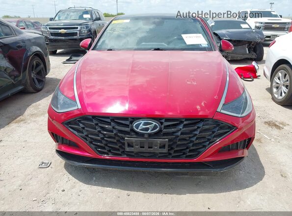KMHL34J25MA157336 2021 HYUNDAI SONATA Красный Вид щитка приборов