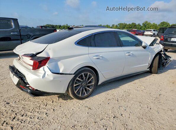 KMHL34J27NA222169 2022 HYUNDAI SONATA White Задня права чверть
