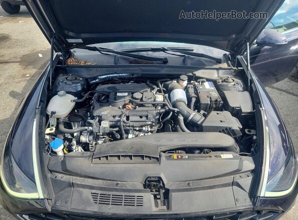 KMHL34J29PA263065 2023 HYUNDAI SONATA Blue Rear interior view