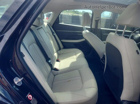KMHL34J29PA263065 2023 HYUNDAI SONATA Blue Rear seats view