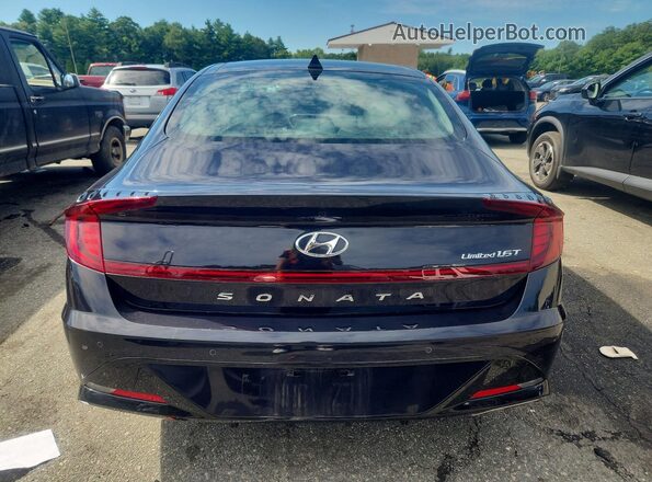 KMHL34J29PA263065 2023 HYUNDAI SONATA Blue Rear view