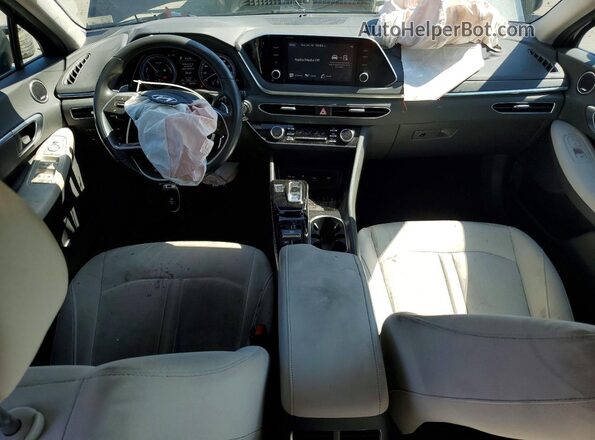 KMHL34JJ0MA032509 2021 HYUNDAI SONATA Серый Вид панели приборов