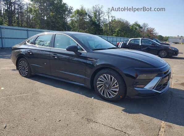 KMHL34JJ0SA134504 2025 HYUNDAI SONATA Black Передня права чверть