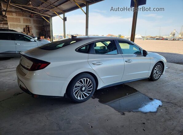 KMHL34JJ2MA034455 2021 HYUNDAI SONATA White Հետևի աջ