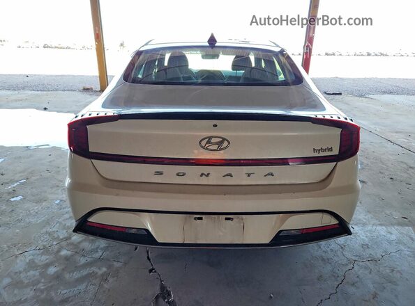 KMHL34JJ2MA034455 2021 HYUNDAI SONATA White Հետևի տեսք