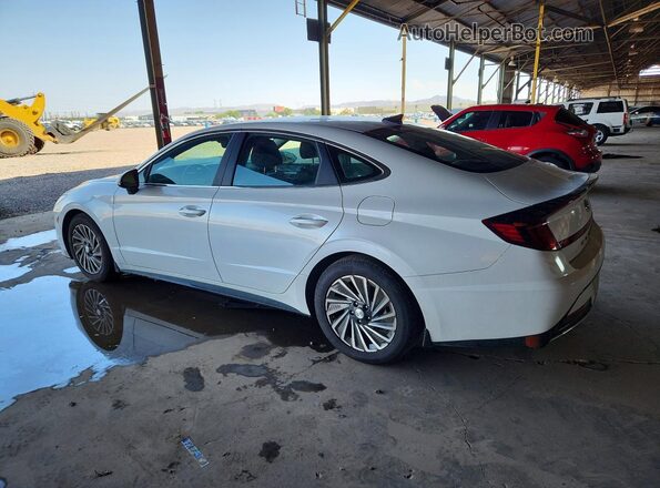 KMHL34JJ2MA034455 2021 HYUNDAI SONATA White Հետևի ձախ