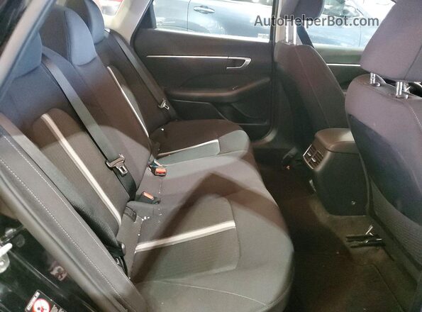 KMHL34JJ2NA047191 2022 HYUNDAI SONATA Black Rear seats view