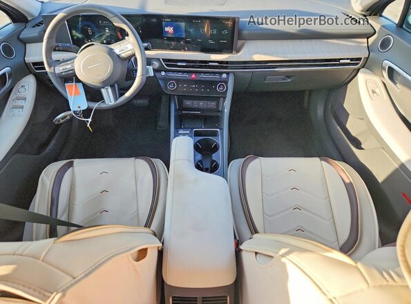 KMHL34JJ2SA127439 2025 HYUNDAI SONATA Gray Առջևի վահանակի տեսք