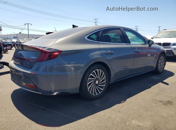 KMHL34JJ3LA009997 2020 HYUNDAI SONATA Gray Trasero derecho