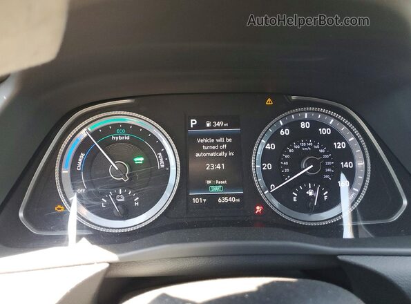 KMHL34JJ3LA009997 2020 HYUNDAI SONATA Gray Vista del cuadro de instrumentos